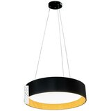 Mitea Lighting Visilica crna + boja drveta 28W LED SMD 3CCT 400mm okrugla sa daljinskim M205536-A-O | Eponuda.com