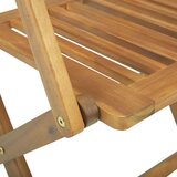 Bistro 4-dijelni bistro set od masivnog bagremovog drva | shoptok.hr