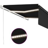 Automatska tenda s roletom i senzorom LED 4,5 x 3 m antracit | shoptok.hr
