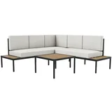 Set lounge namještaja (3 -dij., Bež, crna)