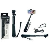 Chameleon Selfie palica z zoom funkcijo, Bluetooth, črna (BSD-01) | Shoptok.si
