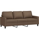  3-dijelni set sofa s jastucima smeđi od tkanine | shoptok.hr