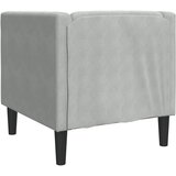 SOFA Svijetlo siva 74,5 x 71 x 70,5 cm Baršun | shoptok.hr