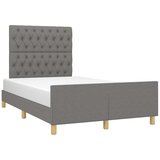  Okvir kreveta bez madraca tamnosivi 120 x 200 cm od tkanine | shoptok.hr