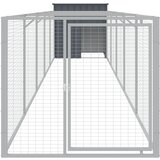  Kućica za pse s igralištem antracit 110 x 609 x 110 cm čelična | Shoptok.si