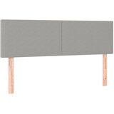  Uzglavlja svjetlosiva 144x5x78/88 cm od tkanine | shoptok.hr