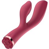 RayTech Rose - vibrator za klitoris na baterije, vodootporan (crveni) | shoptok.hr