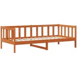  Dnevna postelja z vzmetnico Waksno rjava in bela 90 x 200 cm, (5000121198) | Shoptok.si