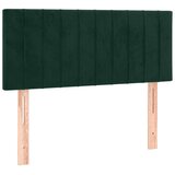 Box spring krevet s madracem tamnozeleni 90x190 cm baršunasti | shoptok.hr