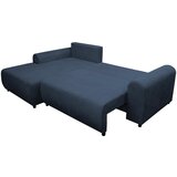 MID.YOU KOTNA SEDEŽNA GARNITURA, struktura temno modra | Shoptok.si