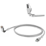 1248280020 RJ45 omrežni kabel\, Patch kabel CAT 6a S/FTP 2.00 m siva UL-certificirano 1 kos, (20437645)