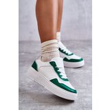 Boto Women's Low Sport Shoes On The Platform White and Green Kyllie | shoptok.hr