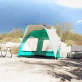vidaXL Šator za plažu za 2 osobe vodootporni morskozeleni | shoptok.hr