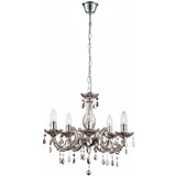 Toolight Klasični luster EBT002-5CP crni/krom | shoptok.hr