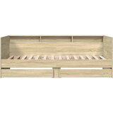  Dnevni krevet s ladicama bez madraca boja hrasta 90x190 cm | shoptok.hr