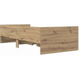  Konstrukcija postelje s predalom Umetni hrast 100 x 200 cm, (5000104385) | Shoptok.si