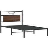  Okvir kreveta bez madraca smeđa boja hrasta 100 x 190 cm drveni | shoptok.hr
