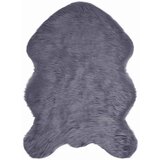 vidaXL Lažni Ovčji Tepih Antracit 60 x 90 cm Poliester | shoptok.hr