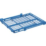  Mrežast paletni nastavek, 1 vzdolžna stranica, polovično zložljiva, tip 64, paletni nastavek 1200 x 800 mm, uporabna višina 1000 mm | Shoptok.si