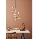 Halo Design 738861 - Visilica na sajli ATOM 6xG9/28W/230V prečnik 30 cm mesing/k. bež | Eponuda.com