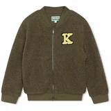 Kenzo Kids Otroški pulover zelena barva