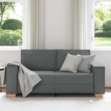 vidaXL Dvosjed Sofa Tamno siva 140 cm Tkanina | shoptok.hr
