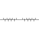 vidaXL Komplet opreme za drsna vrata 213,5 cm jeklo črne barve | Shoptok.si