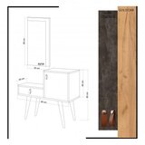 Hanah home Janna (stalak za cipele + ogledalo), smeđa | Eponuda.ba
