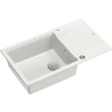 Quadron sudoper EVAN 136 XL snježno bijela/čelik s daljinskim upravljanjem | shoptok.hr