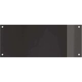 vidaXL Zaščita za kuhinjo Črna 100 x 40 x 0.8 cm kaljeno steklo | Shoptok.si