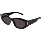 Saint Laurent SL638 001 ONE SIZE (55) Črna/Siva Cene