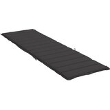  Jastuk za ležaljku crni 200 x 50 x 3 cm od tkanine Oxford | shoptok.hr