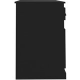  Radni stol s ladicom crni 115 x 50 x 75 cm konstruirano drvo | shoptok.hr
