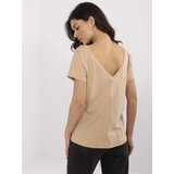 BASIC Feel Good T-shirt-RV-TS-4662.93-camel | Shoptok.si