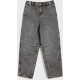 Sinsay Podstavljene loose tapered traperice s ispranim efektom | shoptok.hr