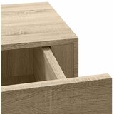  Zidne police s ladicom 2 kom boja hrasta 40 x 23,5 x 10 cm MDF | shoptok.hr