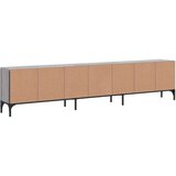 TV omarica s predalom siva sonoma 200x25x44 cm inženirski les | Shoptok.si