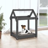 Krevet za pse sivi 61 x 50 x 70 cm od masivne borovine | Eponuda.ba