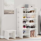  Ormar za cipele s policom 2 pcs Bijelo Konstruirano drvo | shoptok.hr