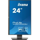 Iiyama Monitor LED XUB2495WSU-B7 24.1" IPS 1920x1200 75Hz 16:10 300cd 1000:1 HDMI DP USB Hub x 4, Type C 15W height, swivel, tilt, pivot (rotation both sides) 3y - XUB2495WSU-B7 | Shoptok.si