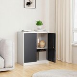 MID.YOU ARHIVSKA OMARA antracit, bela | Shoptok.si
