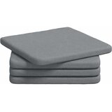  Jastučići za sjedenje 4 pcs Svijetlo siva 40 x 40 x 3 cm | shoptok.hr