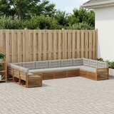  Setovi sofa 10 kom. Čvrsto drvo akacije | shoptok.hr