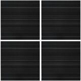  Tepih pločica Prugasta Tamnosiva 50 x 50 cm 4 pcs PP i bitumen | shoptok.hr
