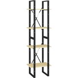 Ormarić za knjige s 4 razine 40 x 30 x 140 cm masivna borovina | Eponuda.com