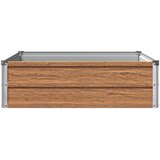  Povišeni vrtni krevet Drvena smeđa 100 x 80 x 24 cm | shoptok.hr