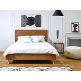 Bobochic Paris Oranžna oblazinjena zakonska postelja z letvenim dnom 160x200 cm Romane – | Shoptok.si