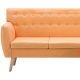  Kutna garnitura presvučena tkaninom 171,5x138x81,5cm narančasta | shoptok.hr