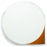 Ciglasti metalni zidni/s ogledalom kupaonski ormarić 55x55 cm Sonnet –