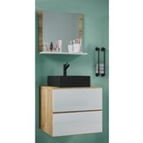 MID.YOU kopalnica lendas m, medeni hrast, bela | Shoptok.si